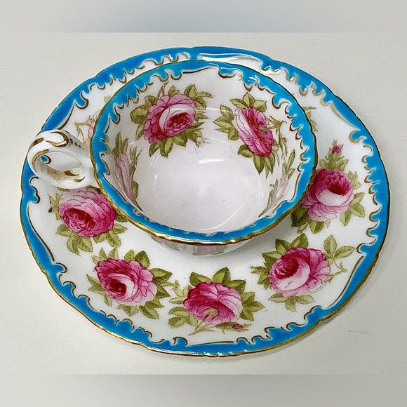 Vintage Royal Cauldon England for Burley Chicago Floral Demitasse Cup & Saucer - Picture 3 of 16